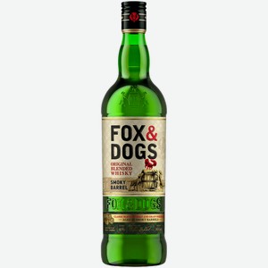 Виски Fox & Dogs Smoky Barrel 0,7 л