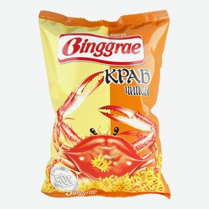 Чипсы Бингре краб 50 г (24)