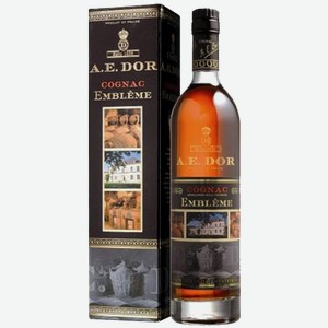 Коньяк A.E. Dor Embleme, в подарочной упаковке 0.7л