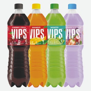 Напиток безалкогольный газированный VIPs в ассортименте 1,5 л