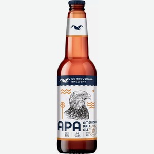 Пиво Gorkovskaya Brewery Apa Светл. Нефильтр. Пастер. Ст/б. 0,44л, 0,44