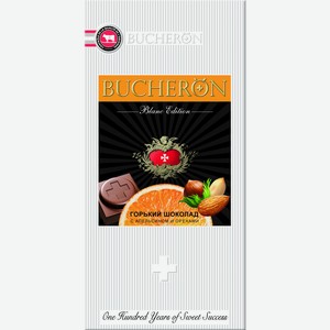 Шоколад Bucheron Blanc Edition горький апельсин орех 85г