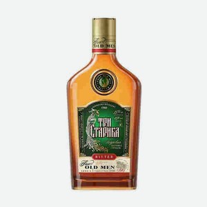 Настойка Горькая Три Старика Кедровая 35% 0,25л
