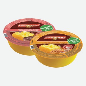 Пюре картофельное КАРТОШЕЧКА Большой обед в ассортименте 72 г