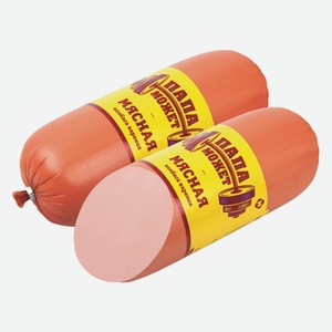 Колбаса вареная Мясная Папа может 1 кг