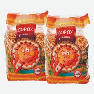 Горох колотый Колобок 900 г