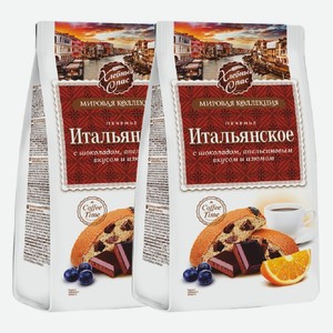 Печенье Итальянское с апельсиновым вкусом и изюмом Хлебный Спас 230 г