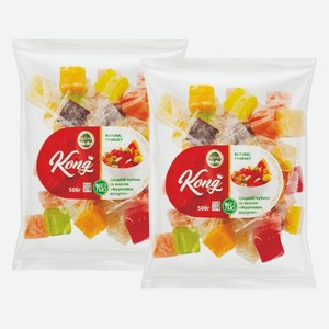 Жевательные конфеты Фрукты микс Kong 500 г