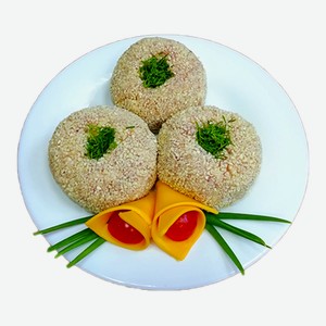 Биточки Сытные с сыром п/ф 1 кг