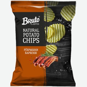 Чипсы Bruto NPC Рёбрышки барбекю 120 г