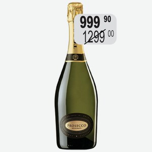 Вино игр. Тоссо Просекко Миллезиматто бел.сух. 11% 0,75л