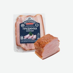 Грудинка из свинины копчено-вареная кат В в/у 330г КуМК