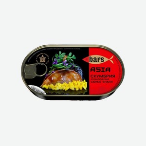 Скумбрия БАРС атлантическая в соусе Унаги hansa с ключом 175гр