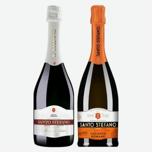 Напиток винный газ. Santo Stefano в ассортименте бел п/сл 8% 0,75л