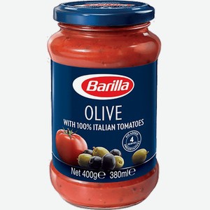 Соусы Barilla Olive, соус томатный с оливками 400 г