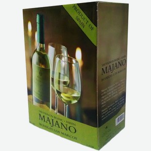 Вино  Маяно  Совиньон Блан-Айрен, баг-ин-бокс, 3000 мл, Белое, Сухое