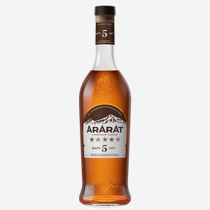 Коньяк АРАРАТ, Армянский, 5 звезд, 40%, 0,5л