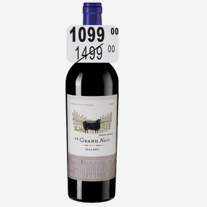 Вино Ле Гран Нуар Мальбек крас.п/сух 13% 0,75л