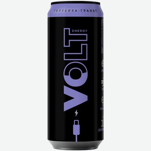 Энергетический напиток Volt Energy Голубика-Гранат 0,45 л ж/б