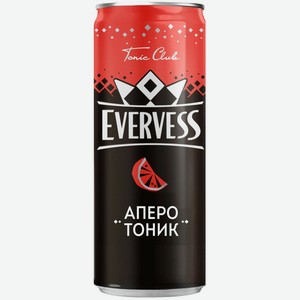Вода  Эвервесс  Аперо Тоник, в жестяной банке, 330 мл