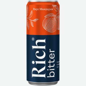 Напиток газированный Rich Мандарин Тоник 0,33 л ж/б
