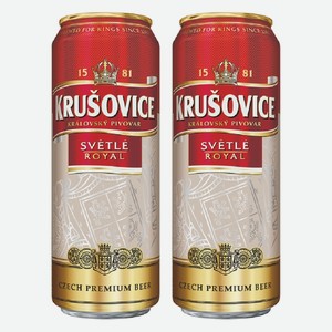 Пиво Крушовице светлое ж/б Россия 0,43 л