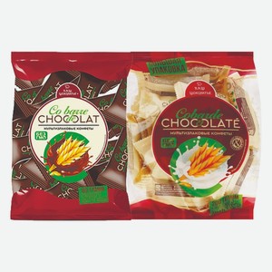 Конфеты мультизлаковые Cobarde El Choсolate белый, темный шоколад 150 г