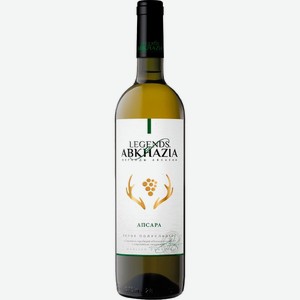 Вино  Легенды Абхазии  Апсара, 750 мл, Белое, Полусладкое