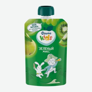 Пюре Зеленый микс ФрутоKids 90 г