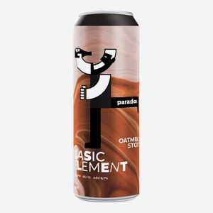 ПАРАДОКС овсяный стаут Basic element: Oatmeal Stout 6% 0,5л ж/б