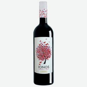 Вино красное Cavino Ionos Red 12%, 0.75 л