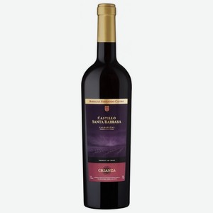 Вино красное Castillo Santa Barbara Crianza сухое, 0,75 л