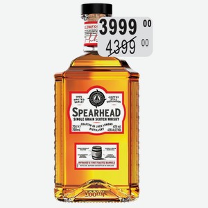Виски Спиахед Сингл Грэйн Скотч 43% 0,7л зерн.