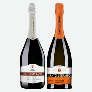 Напиток винный газ. Santo Stefano 8% 0,75л в ассортименте