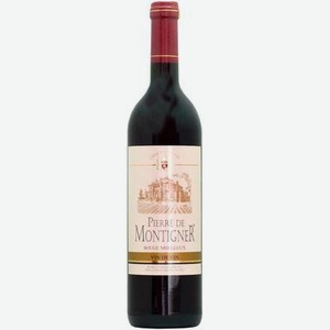 Вино красное Pierre de Montigner Rouge Moelleux полусладкое 10%, 750 мл