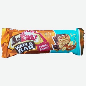 Батончик Даежъ Wafer Bar С Карамелью Арахисом И Солеными Кранчами 40г