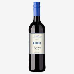 Вино красное сухое Merlot Pays D Oc IGP 13%, 750 мл