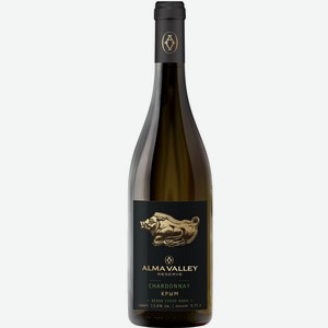 Вино тихое белое сухое ЗГУ Крым Alma Valley ШАРДОНЕ РЕЗЕРВ 2019 0.75 л