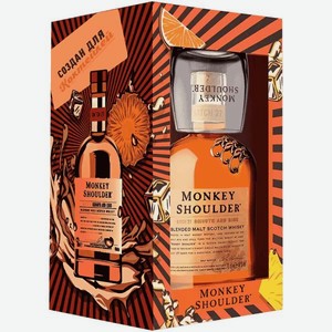Виски МАНКИ ШОЛДЕР Scotch Blended Molt 0.7л