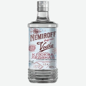 Водка особая Немирофф Клюква Ледяная 0.5л