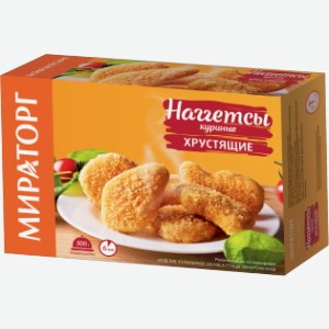 Готовые блюда Наггетсы куриные хрустящие Мираторг