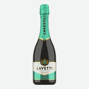 Напиток плодовый газированный Lavetti Vanilla белый сладкий 8%, 750 мл