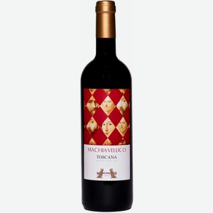 Вино Вилла Манджакане,  Макиавелико , 2015, 2015, 750 мл, Красное, Сухое