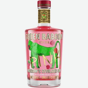 Джин Green Baboon Pink, 500 мл
