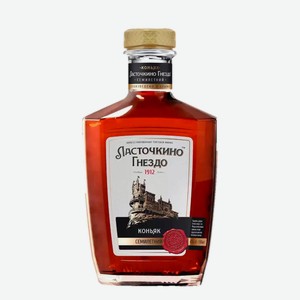 Коньяк ЛАСТОЧКИНО ГНЕЗДО 7-летний 40% 0,5л 0.5 л