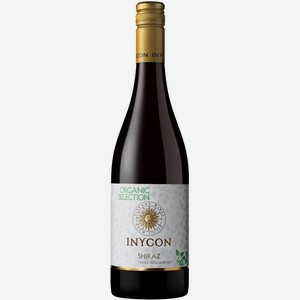 Вино Иникон, Шираз Органик, 2019, 2019, 750 мл, Красное, Сухое