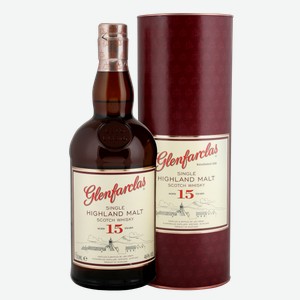 Виски Glenfarclas 15 years в подарочной упаковке 0.7 л.