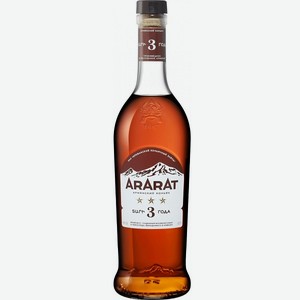 Коньяк Арарат трехлетний армянский 40% 0,5л А,1,2,6