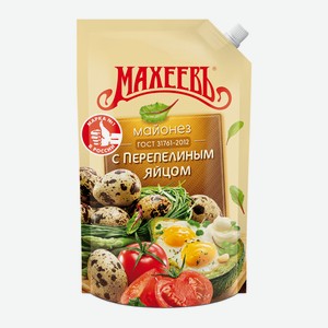 Майонез Махеев   С перепелиным яйцом  770 г