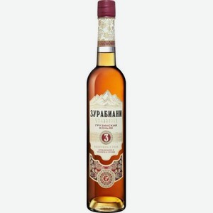 Коньяк Зурабиани 3 года 0.5л